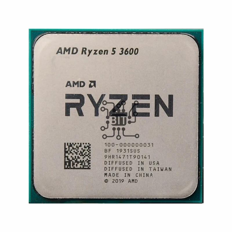 AMD Ryzen 5 3600 R5 3600 3.6 GHz 6 ھ 12  CPU μ, 7NM 65W L3 = 32M 100 000000031  AM4
